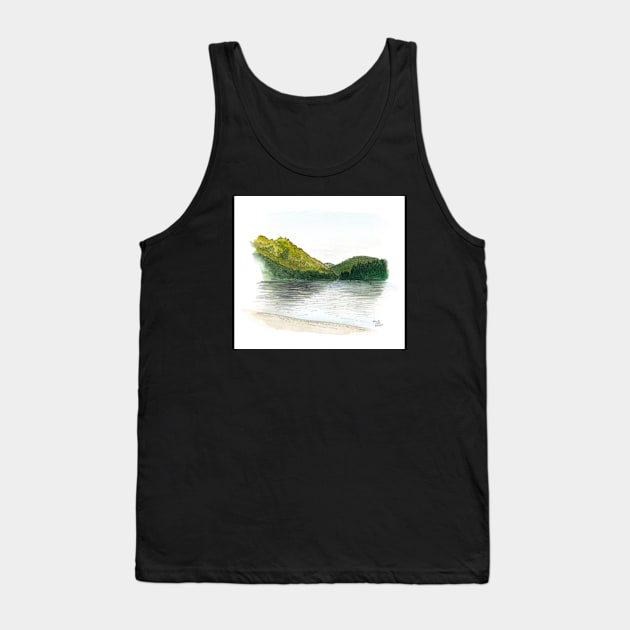 Blue Lake - Rotorua Tank Top by tomnapper